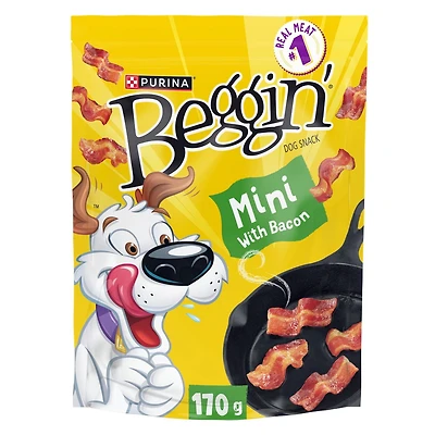 Beggin' Strips Mini with Bacon, Soft Dog Treats 170 g, 170 g