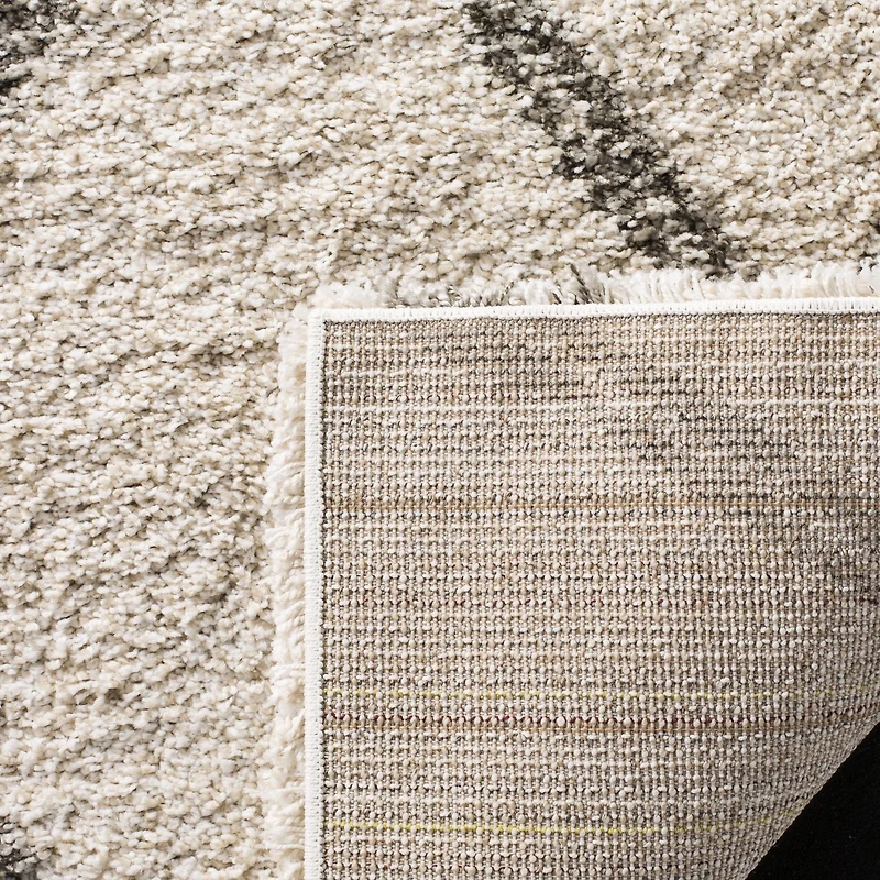 SAFAVIEH Hudson Adella Geometric Diamonds Shag Area Rug