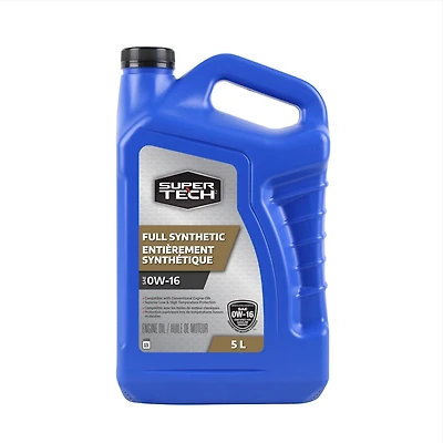 Super Tech Full Synthetic 0w-16, 5 Liters