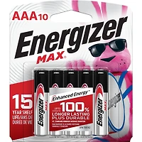 Energizer MAX AAA Batteries (10 Pack), Triple A Alkaline Batteries, Pack of 10 batteries