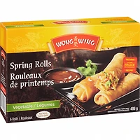 Rouleaux Impériaux aux légumes Wong Wing 10 rouleaux aux légumes avec sauce