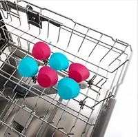 Trudeau Set of 12 Standard Silicone Muffin Cup Liners, 12pk Tropical Fuchsia Cups