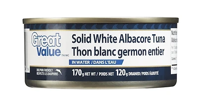 Thon blanc entier Great Value