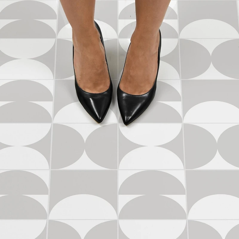 FloorPops Eclipse lot de 20 carreaux de sol a peler et coller