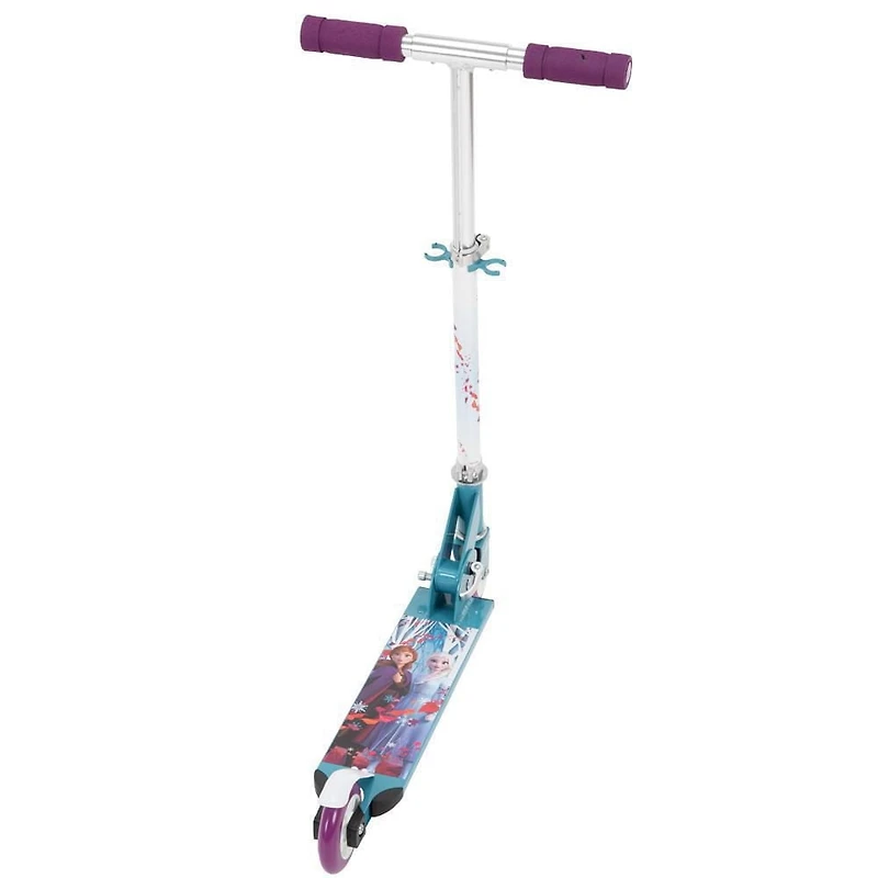 La trottinette Reine des neiges 2 de Disney à 2 roues alignées en Aluminium pour filles, par Huffy