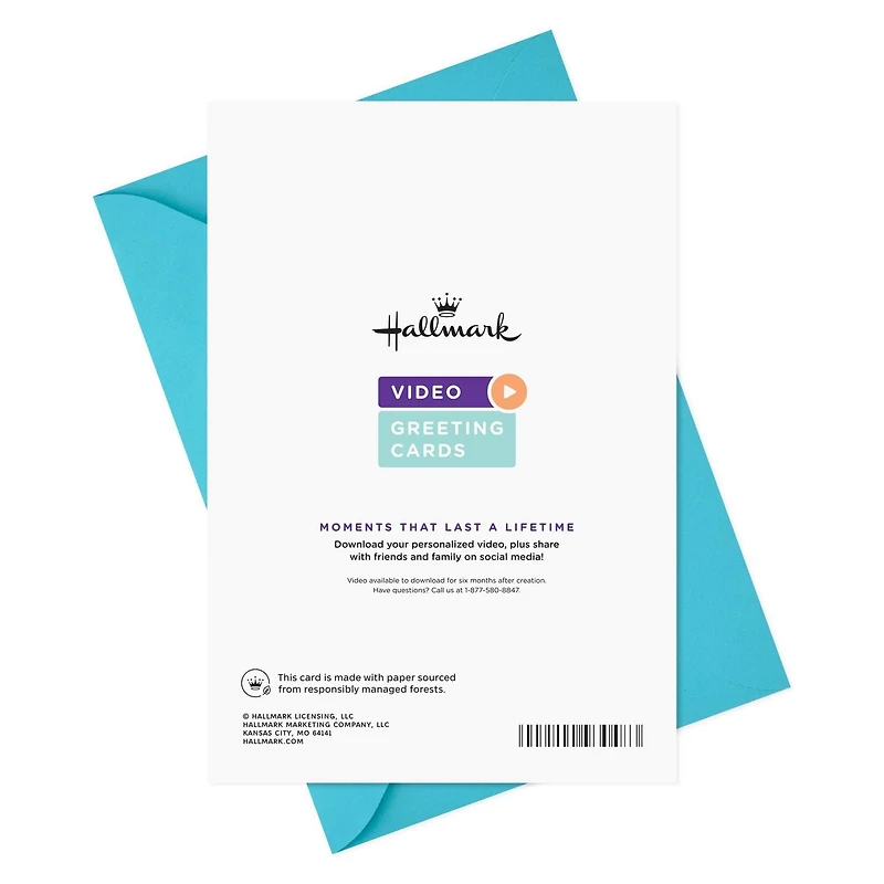 Hallmark Personalized Video Mothers Day Card for Grandma, Always at Home (Record Your Own Video Greeting)