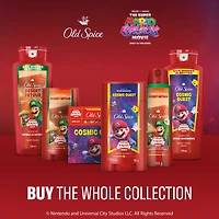 Nettoyant pour le corps Old Spice pour hommes, Bal de Brooklyn, parfum de fruits écrasés, Old Spice x The Super Mario Galaxy Movie, Fraîcheur après-lavage 24/7