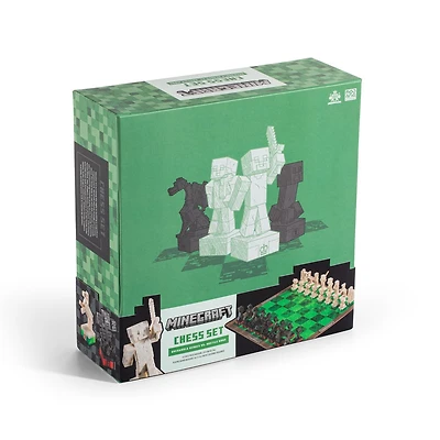 The Noble Collection Minecraft Jeu D'Échecs – Overworld Heroes contre Hostile Mobs