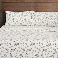 Ensemble de draps en flanelle des Fêtes