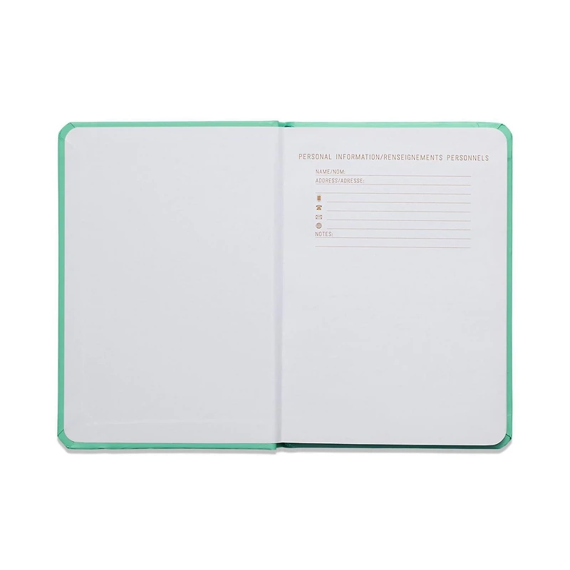 Think Ink Small Hard Bound Journal Teal