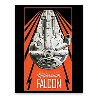 Artissimo Designs Toutes les nouvelles toiles imprimées Falcon du Millénaire - 6.5W x 8.5H x .5D