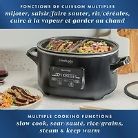 Multicuiseur Duo Crock-Pot et mijoteuse programmable avec fonction cuire à four