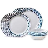 Service de vaisselle Corelle® Everyday Expressions Azure Medallion 12 pièces