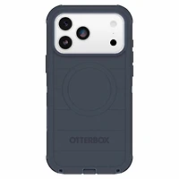 OtterBox Étui Defender Pro MagSafe avec Contrôle de la Caméra Riverside (Bleu) pour iPhone 17