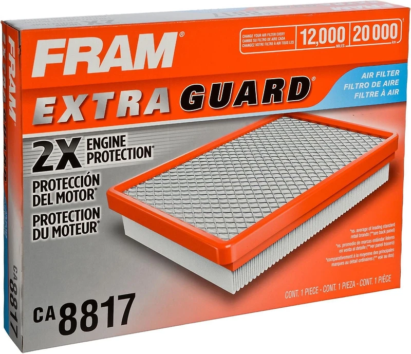 FRAM CA8817 Filtre à air Extra Guard Filtre à air 20 000 km