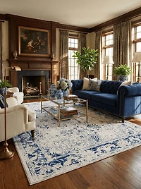 Rug Branch Havana Collection Traditional Distressed Area Rug