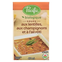 Pacific Foods Soupe Legumes Lentilles Champignons