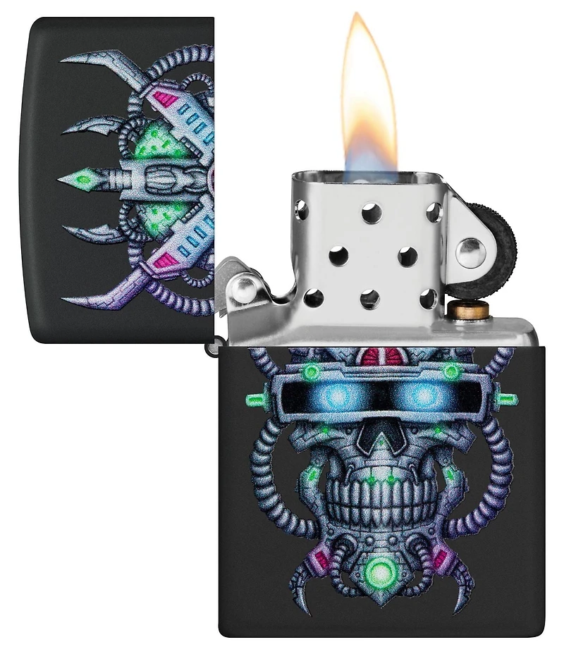 Zippo Cyber Skull Design (48516)