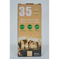 35 Lt Mini Indoor Mini Light Set (Bulbes Transparents) - Ensemble De 2