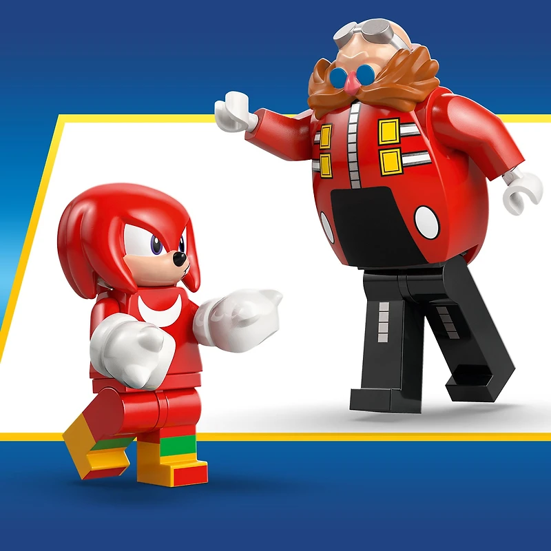 LEGO Sonic the Hedgehog Knuckles vs. Dr. Eggman Egg Crusher Mech Building Toy - Pretend Play Building Blocks W/2 Minifigures for Kids, Ages 8+ - Gift Idea for Boys, Girls, & Any Gaming Fans - 77005, LEGO Knuckles vs. Dr. E 77005