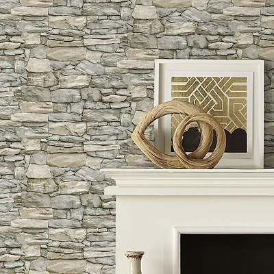 Roommates Multistone Peel & Stick Wallpaper