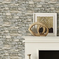 Roommates Multistone Peel & Stick Wallpaper