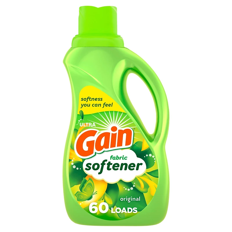 Assouplissant textile Gain, Original, compatible avec les laveuses HE