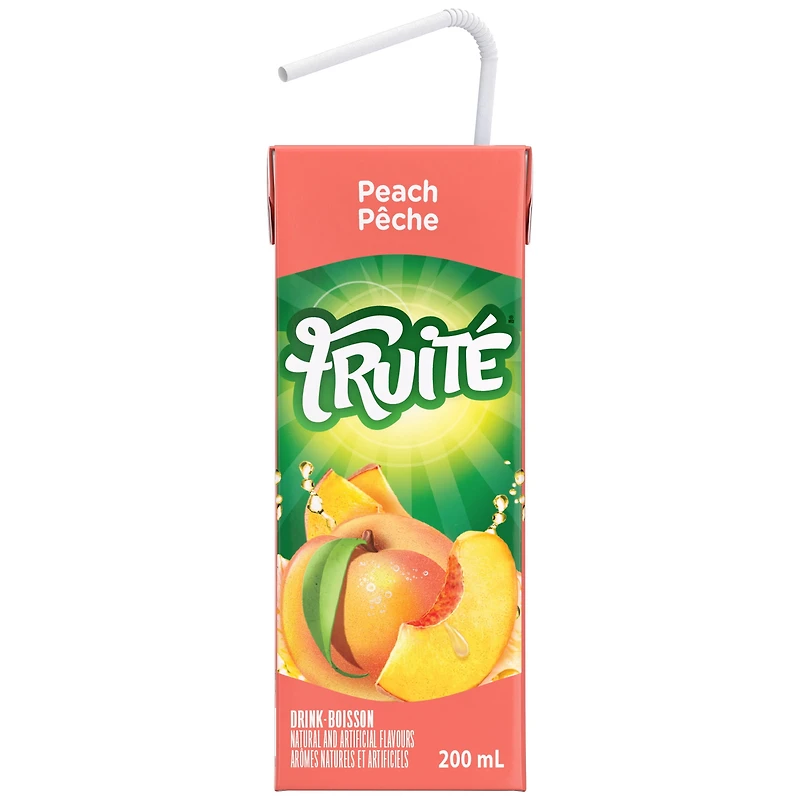 Fruité Peach Drink, 200mL, FRUITE PEACH DRINK 24X200ML