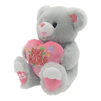 Peluche Ourson Coeur Fête des Mères 2025 "Best Nana"