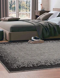 ECARPET Edge Contemporary/Modern Area Rug for living room, bedroom, dining room, entrance, hallway and more.