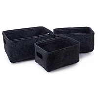 Truu Design, Paniers de rangement en feutre, ensemble de 3