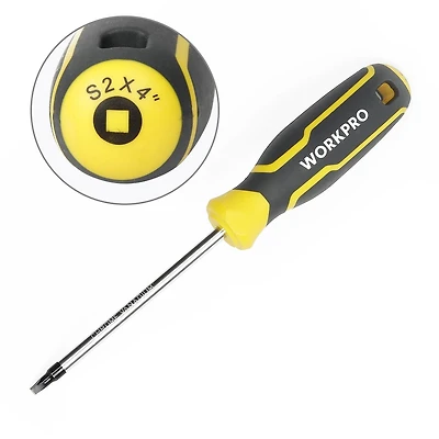 WorkPro Square Screwdriver S2 x 4"/100mm