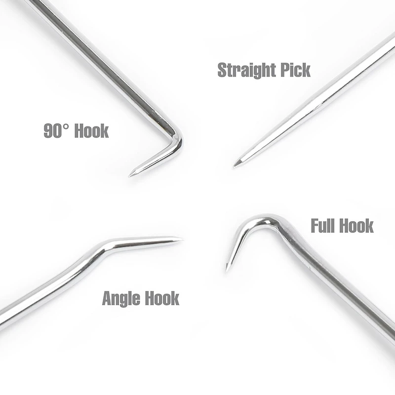 WorkPro Pick & Hook Set - 4 Piece, Soft grip handles
