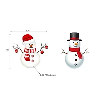 Swedish Dish Cloth Set Of 2 Snowman