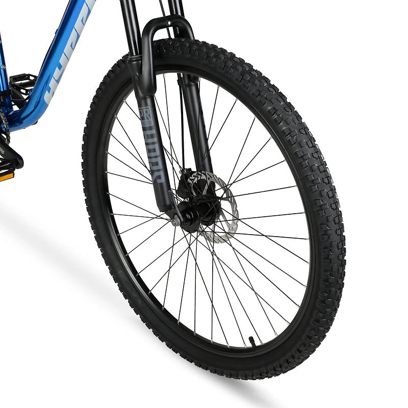 Hyper Bicycles 29” Explorer Mountain Bike, Adults 14+ Years, Hard Tail, Blue, 29" EXPLORER BLUE