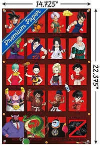 Dragon Ball Z - Anniversary Wall Poster