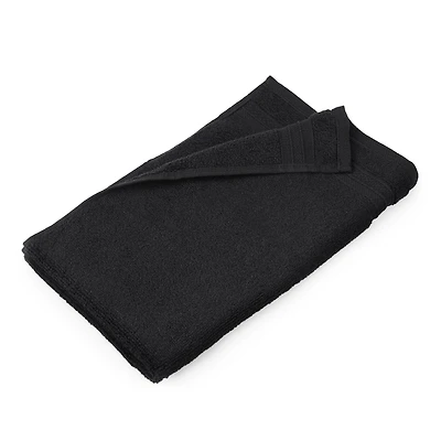 hometrends Solid 100% Cotton Bath Towel, 1 Piece, 550 GSM, Highly Absorbent & Soft Bathroom Black, 30" x 54"