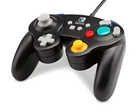 Manette câblée pour Nintendo Switch de PowerA – Style GameCube, noir