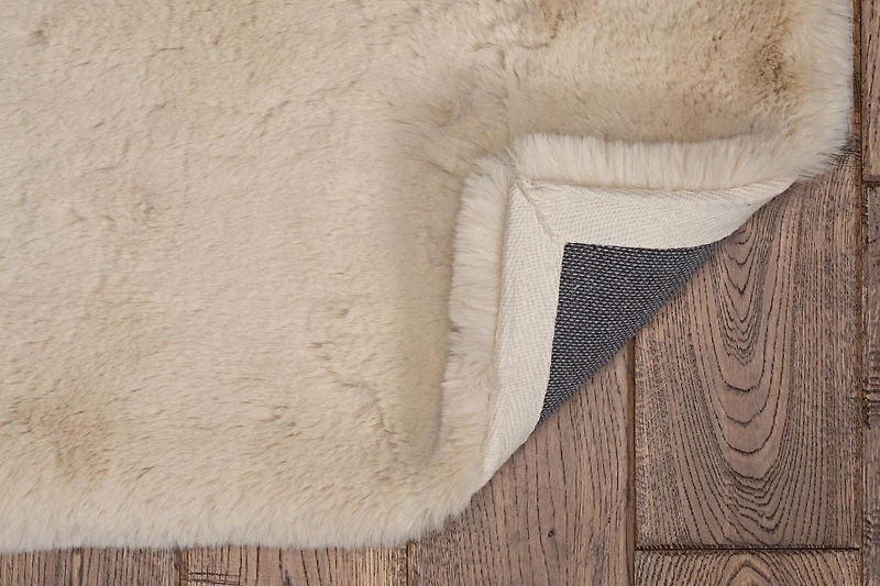 Tapis Maven Faux Lapin sable de 8 pi x 10 pi