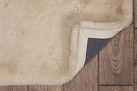 Tapis Maven Faux Lapin sable de 8 pi x 10 pi