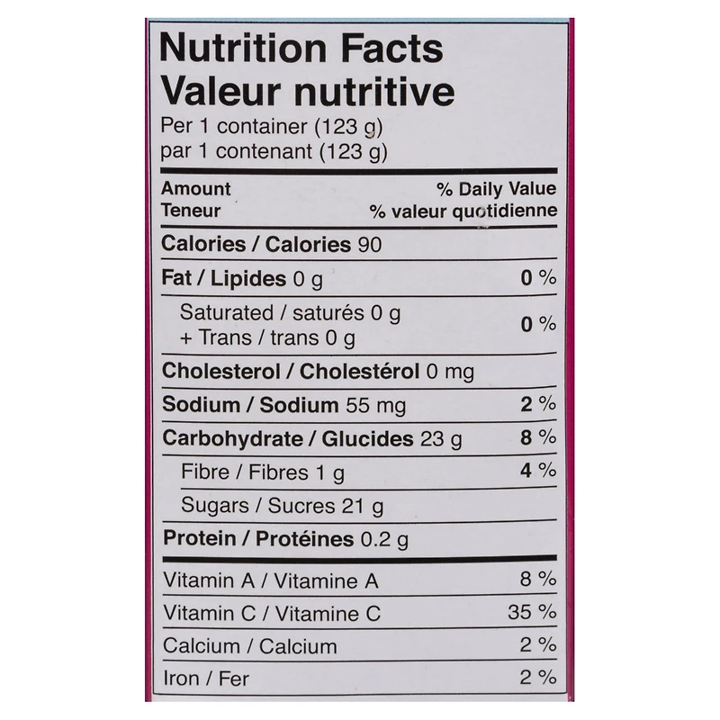 Mandarines dans gelée à l’orange de Dole 4 coupes, 492 g