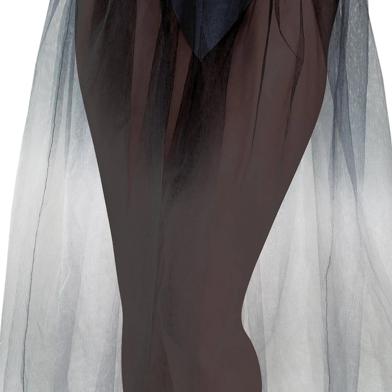 Tutu ombré pour femme noire/argenté