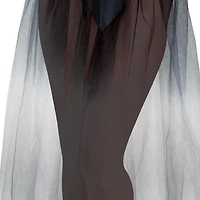 Tutu ombré pour femme noire/argenté