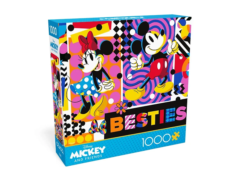 Ceaco Disney Mickey's Bold Expression Puzzle imbriqué de 1000 pièces pour adultes de 14 à 99 ans