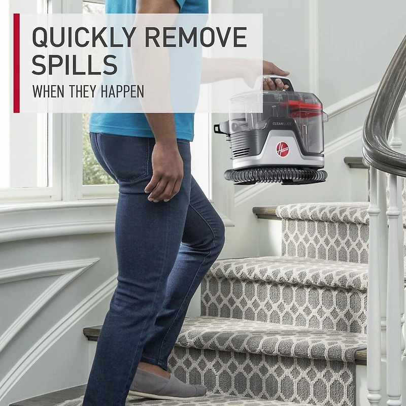 Hoover Appareil de nettoyage CleanSlate pour les dégâts d’animaux sur les moquettes et les tissus d’ameublement