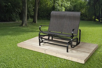 Sojag, banc coulissant en aluminium Bahia
