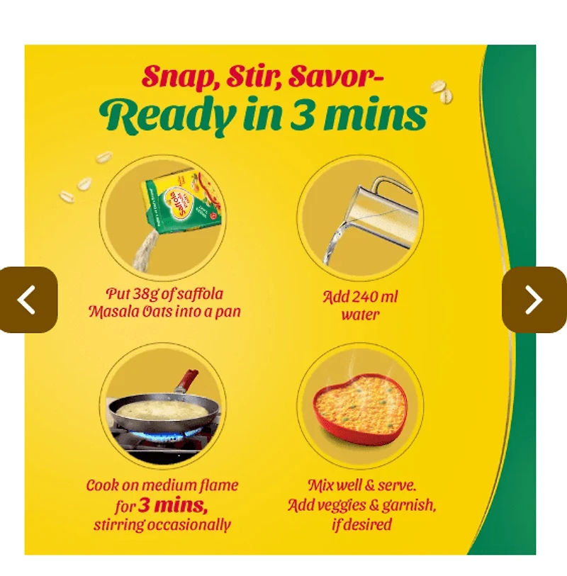 Saffola Masala oats Classic masala 500g