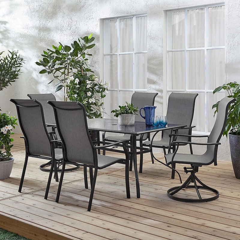 Mainstays Charleston 7 Piece Dining Set