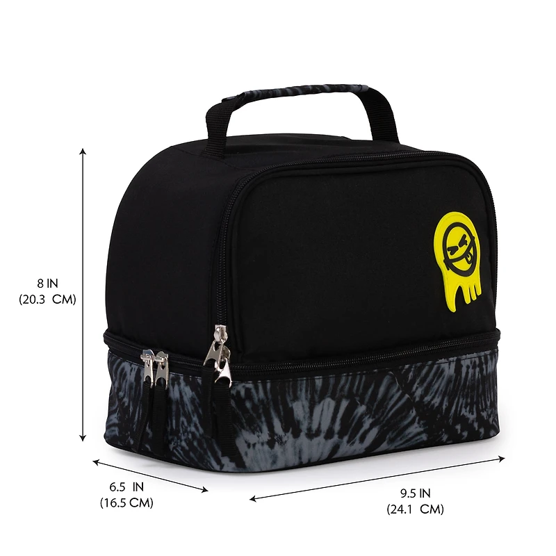 Jetstream Insulated Double Compartment Kids' Lunch Box, Insulated Lunch Bag for School