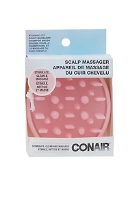 Brosse à triple action pour le shampooing et le cuir chevelu Conair